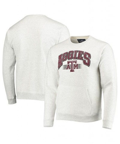 Men's Heathered Gray Texas A&M Aggies Upperclassman Pocket Pullover Sweatshirt $41.24 Sweatshirt