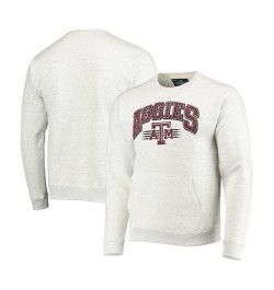 Men's Heathered Gray Texas A&M Aggies Upperclassman Pocket Pullover Sweatshirt $41.24 Sweatshirt