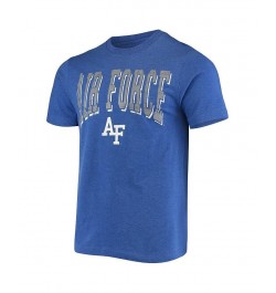 Men's Heathered Royal Air Force Falcons Playbook T-shirt $23.59 T-Shirts