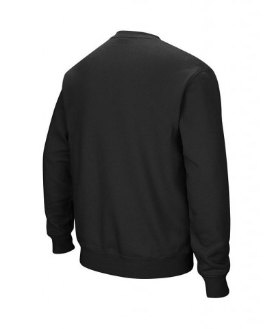 Men's Black Iowa State Cyclones Arch and Logo Crew Neck Sweatshirt $27.72 Sweatshirt