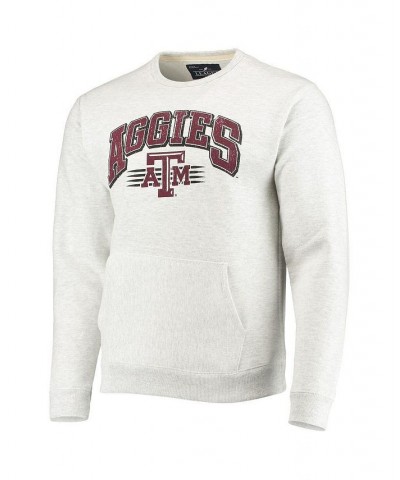 Men's Heathered Gray Texas A&M Aggies Upperclassman Pocket Pullover Sweatshirt $41.24 Sweatshirt