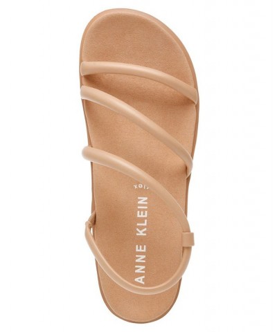 Women's Vie Flatform Sandal Tan/Beige $33.18 Shoes