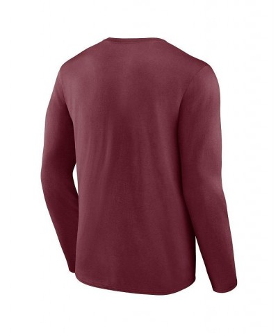 Men's Branded Maroon Texas A M Aggies Modern Two-Hit Long Sleeve T-shirt $18.90 T-Shirts