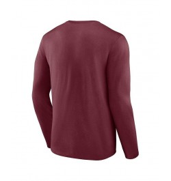 Men's Branded Maroon Texas A M Aggies Modern Two-Hit Long Sleeve T-shirt $18.90 T-Shirts