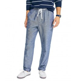 Men's Classic-Fit Elastic Drawstring Linen Pant PD03 $26.65 Pants