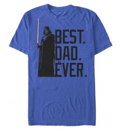 Men's Bestest Dad Short Sleeve Crew T-shirt Blue $14.00 T-Shirts