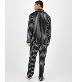 I.N.C. International Concetps Men's 2-Pc. Stripe Pajama Set Black $32.20 Pajama