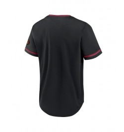 Men's Black, Red Atlanta United FC Ultimate Player Baseball Jersey $30.80 Jersey