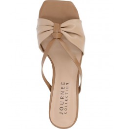 Women's Starling Slip-on Heel Tan/Beige $41.40 Shoes