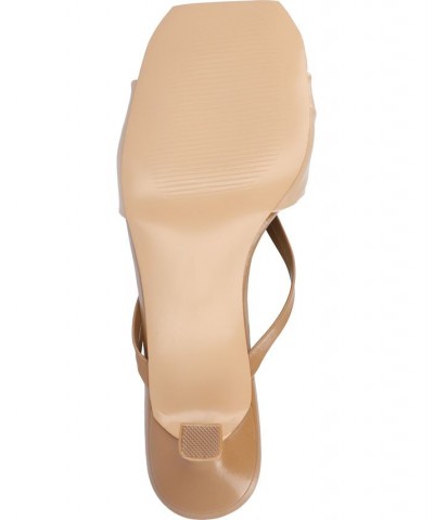 Women's Starling Slip-on Heel Tan/Beige $41.40 Shoes