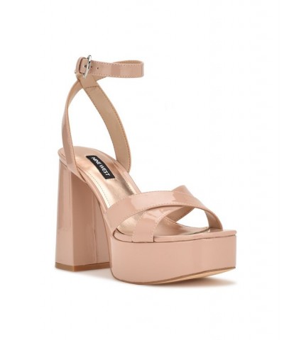 Women's Joya Dress Sandals Pink $38.08 Shoes