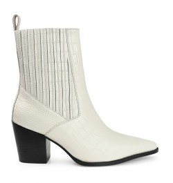 Women's Markka Bootie White $68.40 Shoes