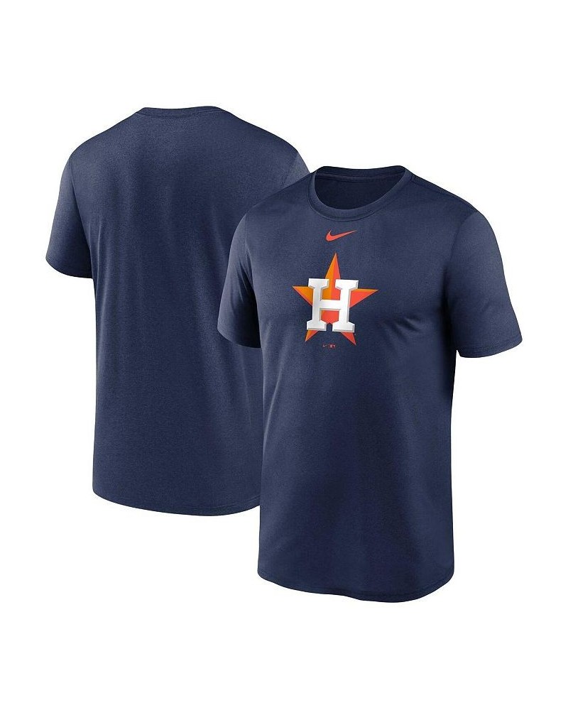 Men's Navy Houston Astros Big and Tall Logo Legend Performance T-shirt $23.00 T-Shirts