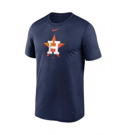 Men's Navy Houston Astros Big and Tall Logo Legend Performance T-shirt $23.00 T-Shirts