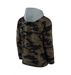 Men's NFL x Darius Rucker Collection by Camo Pittsburgh Steelers Canvas Full-Zip Hoodie $45.04 Sweatshirt