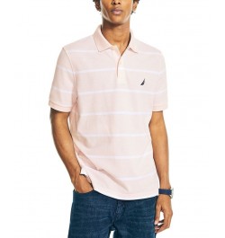 Men's Classic-Fit Striped Performance Deck Polo PD04 $32.99 Shirts