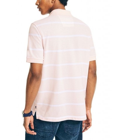 Men's Classic-Fit Striped Performance Deck Polo PD04 $32.99 Shirts