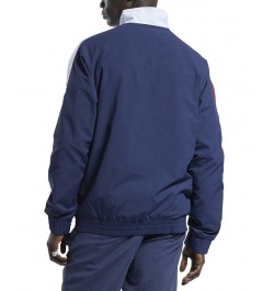 Men's Classics Vector Regular-Fit Logo Colorblocked Full-Zip Track Jacket Blue $36.55 Jackets