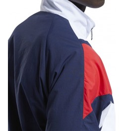 Men's Classics Vector Regular-Fit Logo Colorblocked Full-Zip Track Jacket Blue $36.55 Jackets