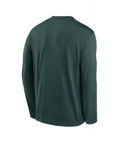 Men's Green Oakland Athletics Authentic Collection Team Logo Legend Performance Long Sleeve T-shirt $26.40 T-Shirts