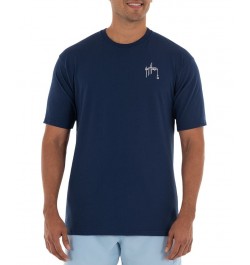 Men's Logo Graphic T-Shirt Blue $16.20 T-Shirts