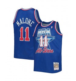 Men's Karl Malone Royal Western Conference Hardwood Classics 1992 NBA All-Star Game Swingman Jersey $34.41 Jersey