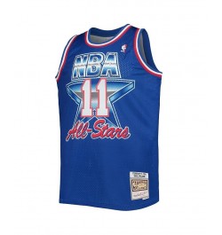 Men's Karl Malone Royal Western Conference Hardwood Classics 1992 NBA All-Star Game Swingman Jersey $34.41 Jersey