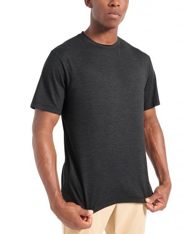 Men's Marled Moisture-Wicking Short-Sleeve Performance T-Shirt Black $28.32 T-Shirts