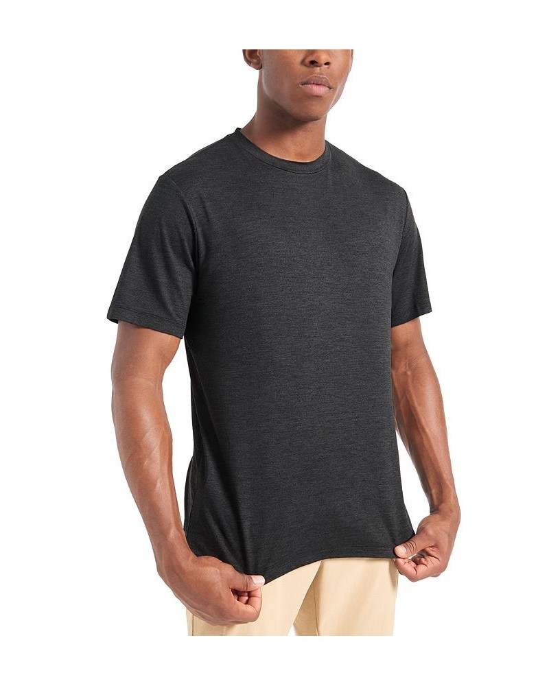 Men's Marled Moisture-Wicking Short-Sleeve Performance T-Shirt Black $28.32 T-Shirts