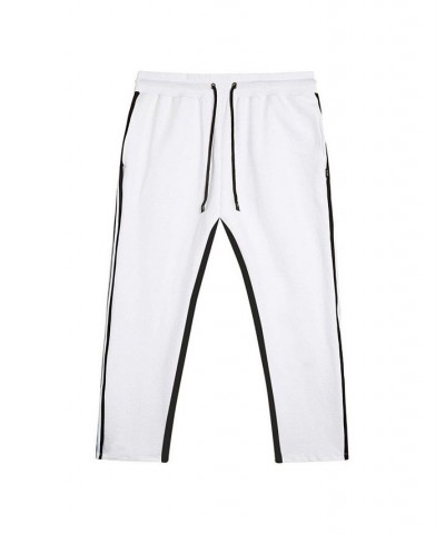 Men's Striped Track Pants White $54.45 Pants