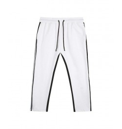 Men's Striped Track Pants White $54.45 Pants