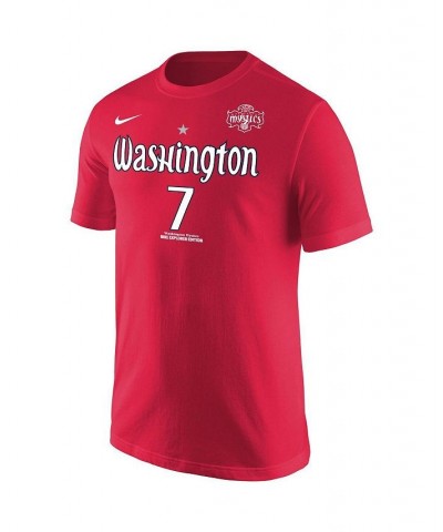 Men's Ariel Atkins Red Washington Mystics Explorer Edition Name Number T-shirt $25.49 T-Shirts