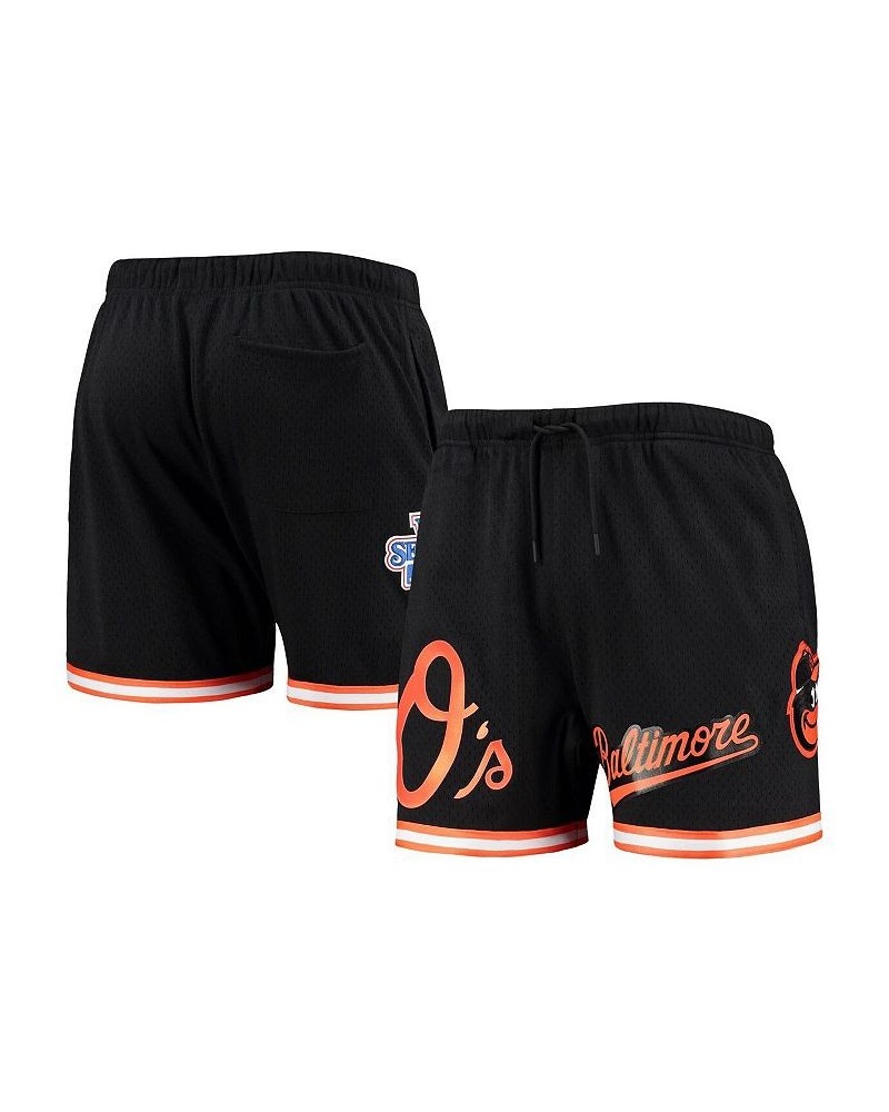 Men's Black Baltimore Orioles 1983 World Series Mesh Shorts $49.50 Shorts