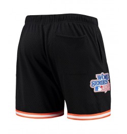 Men's Black Baltimore Orioles 1983 World Series Mesh Shorts $49.50 Shorts