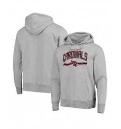 Men's Gray Arizona Cardinals Foundation Pullover Hoodie $28.04 Sweatshirt