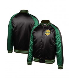 Men's Black LA Galaxy Since '96 Satin Full-Snap Jacket $52.80 Jackets