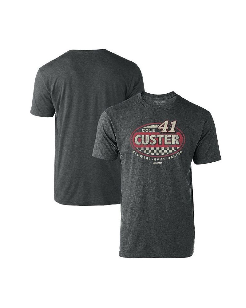 Men's Heathered Charcoal Cole Custer Vintage-Like Rookie T-shirt $14.00 T-Shirts