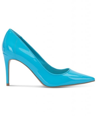 Women's Setria Pointed-Toe Slip-On Pumps Blue $44.50 Shoes