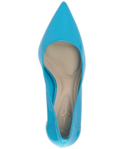 Women's Setria Pointed-Toe Slip-On Pumps Blue $44.50 Shoes