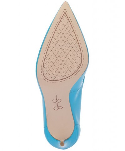 Women's Setria Pointed-Toe Slip-On Pumps Blue $44.50 Shoes