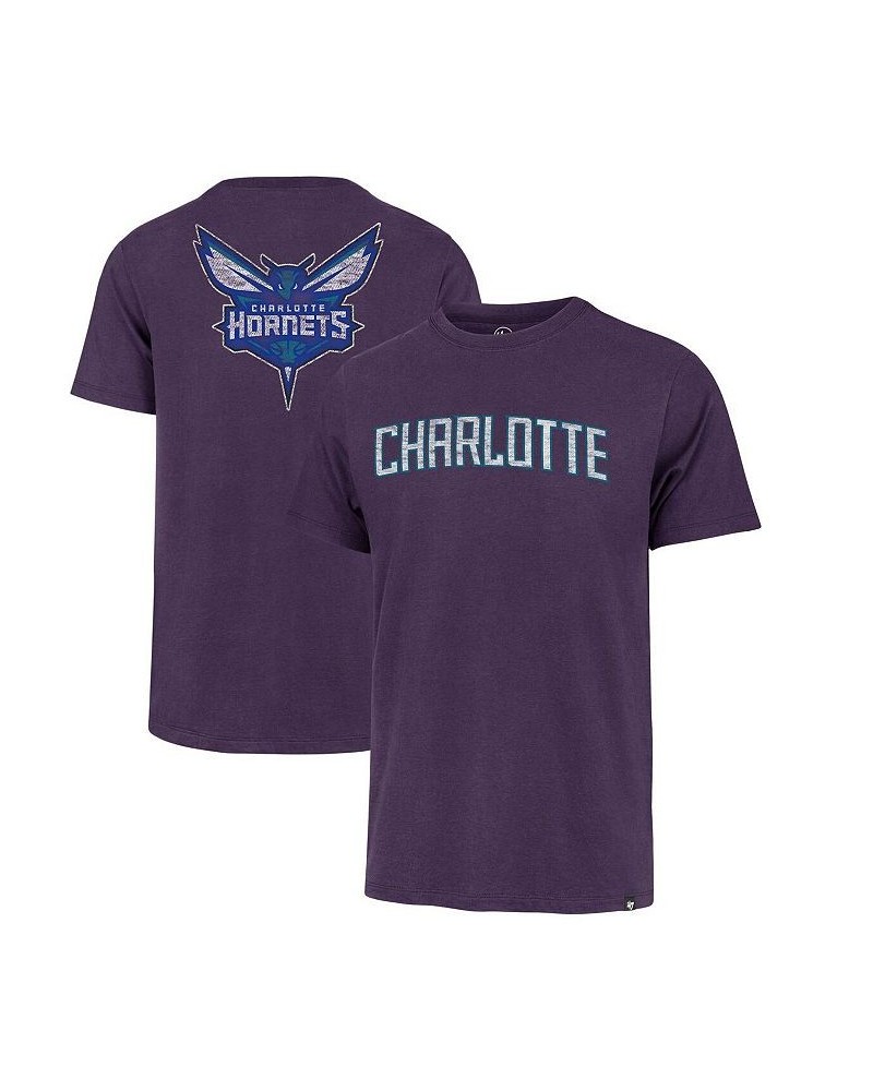 Men's '47 Purple Charlotte Hornets 2021/22 City Edition MVP Franklin T-shirt $14.70 T-Shirts