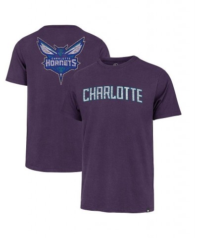 Men's '47 Purple Charlotte Hornets 2021/22 City Edition MVP Franklin T-shirt $14.70 T-Shirts