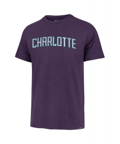 Men's '47 Purple Charlotte Hornets 2021/22 City Edition MVP Franklin T-shirt $14.70 T-Shirts