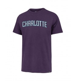 Men's '47 Purple Charlotte Hornets 2021/22 City Edition MVP Franklin T-shirt $14.70 T-Shirts