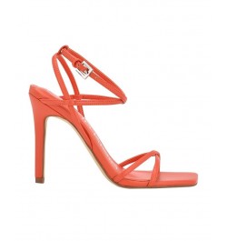 Women's Tegin Strappy Dress High Heel Sandals Orange $41.58 Shoes