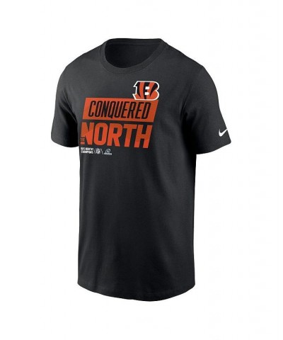 Men's Black Cincinnati Bengals 2022 AFC North Division Champions Locker Room Trophy Collection T-shirt $25.00 T-Shirts