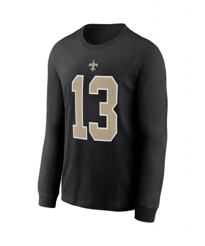 Men's Michael Thomas Black New Orleans Saints Player Name and Number Long Sleeve T-shirt $21.59 T-Shirts