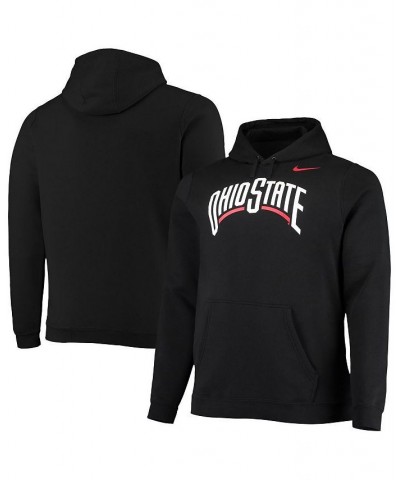 Men's Black Ohio State Buckeyes Big and Tall Alternate Logo Club Pullover Hoodie $37.40 Sweatshirt