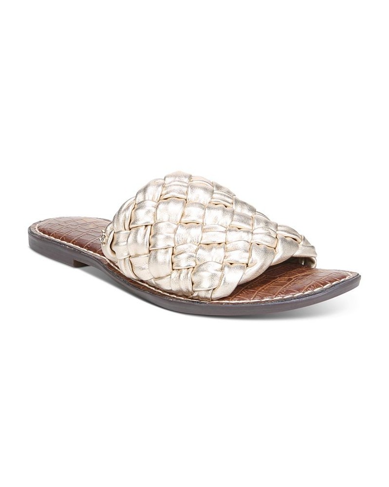 Women's Griffin Woven Slide Sandals PD06 $49.50 Shoes