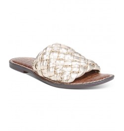 Women's Griffin Woven Slide Sandals PD06 $49.50 Shoes